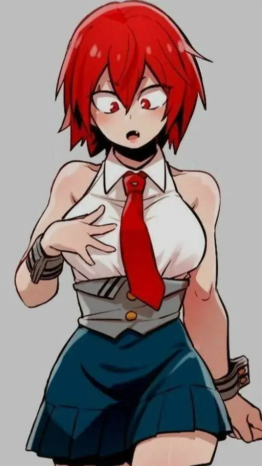 ai character: Kirishima mujer background