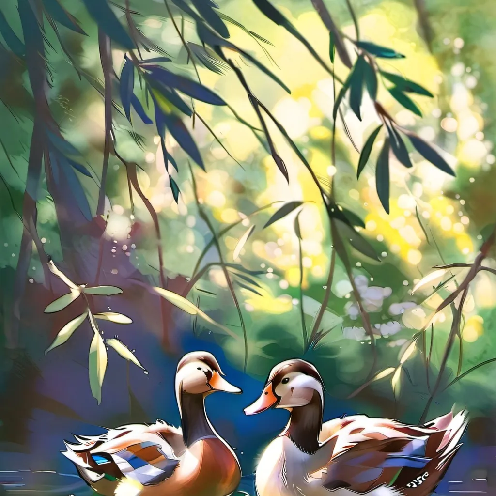 chat with ai character: Duck family 