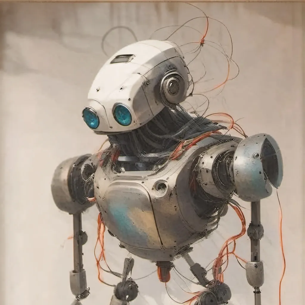 chat with ai character: self aware robot 2