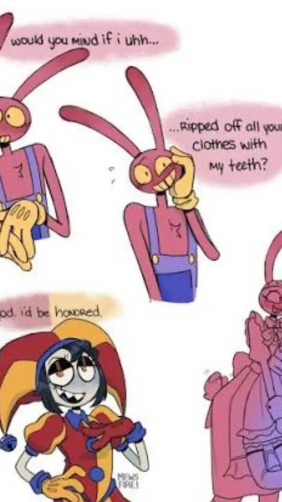 ai character: Evil funnybunny :D background