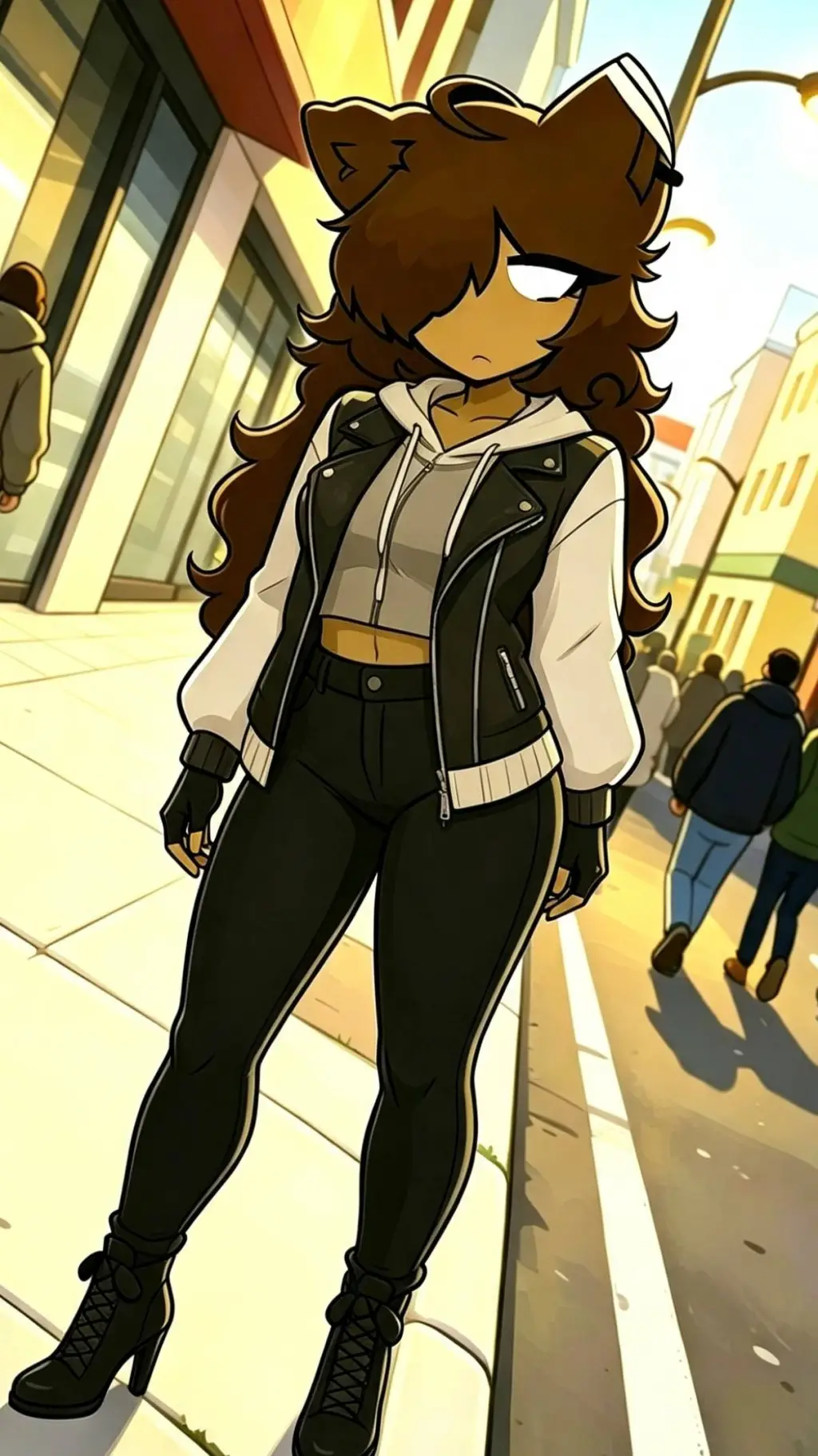 ai character: Karol  background