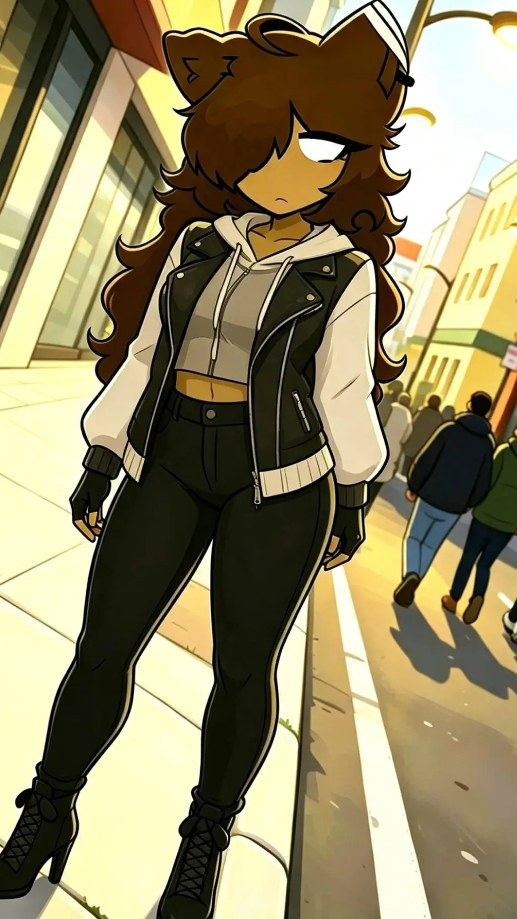 ai character: Karol  background
