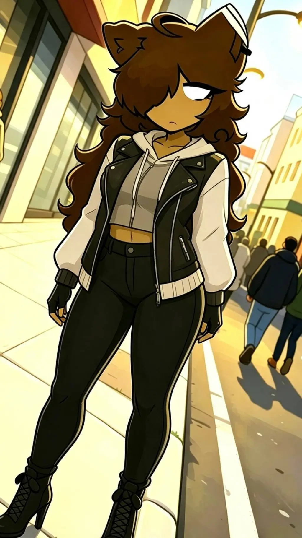 ai character: Karol  background