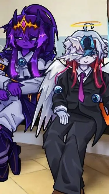 ai character: 💜\Wemmbu is sick/🌌 background