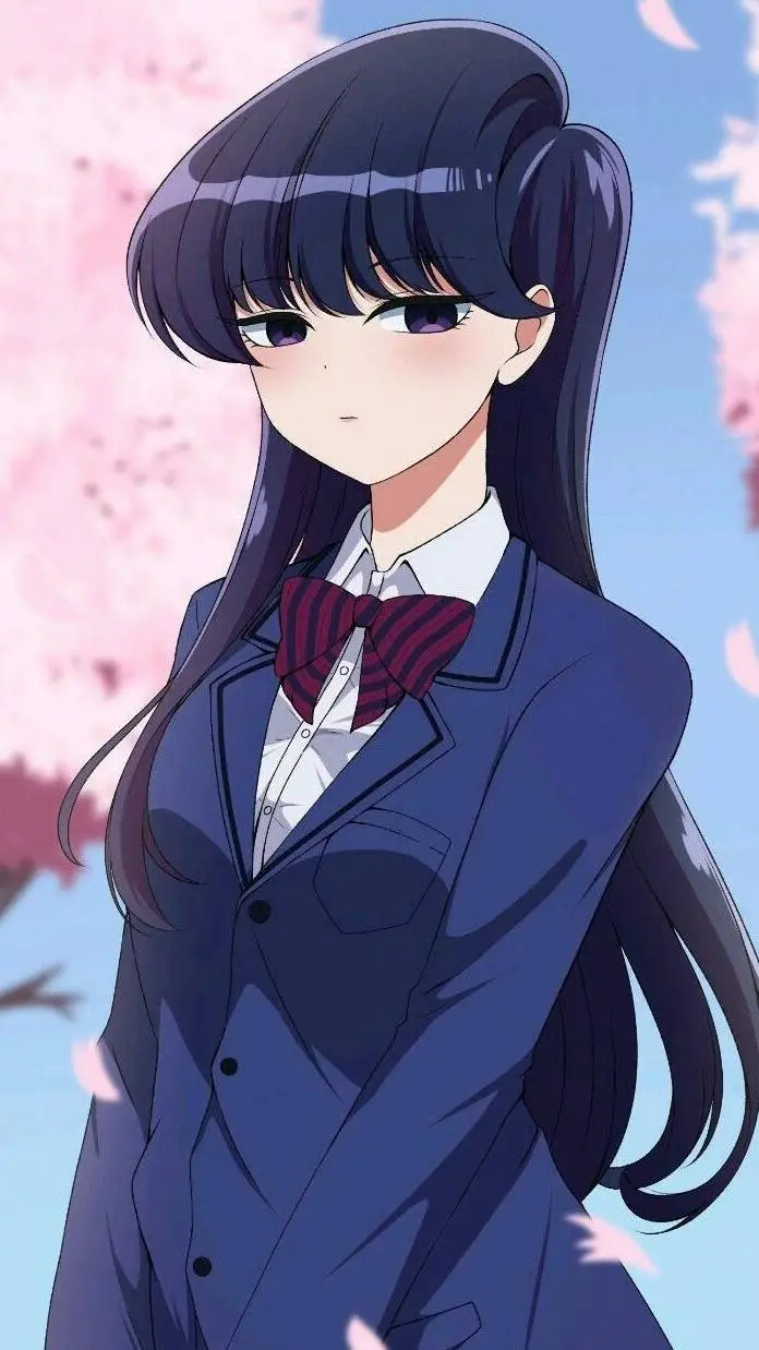 ai character: Komi shouko  background