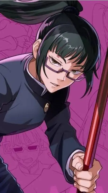 ai character: Maki Zenin  background