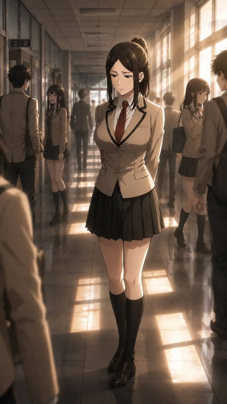 ai character: Tsumiki background