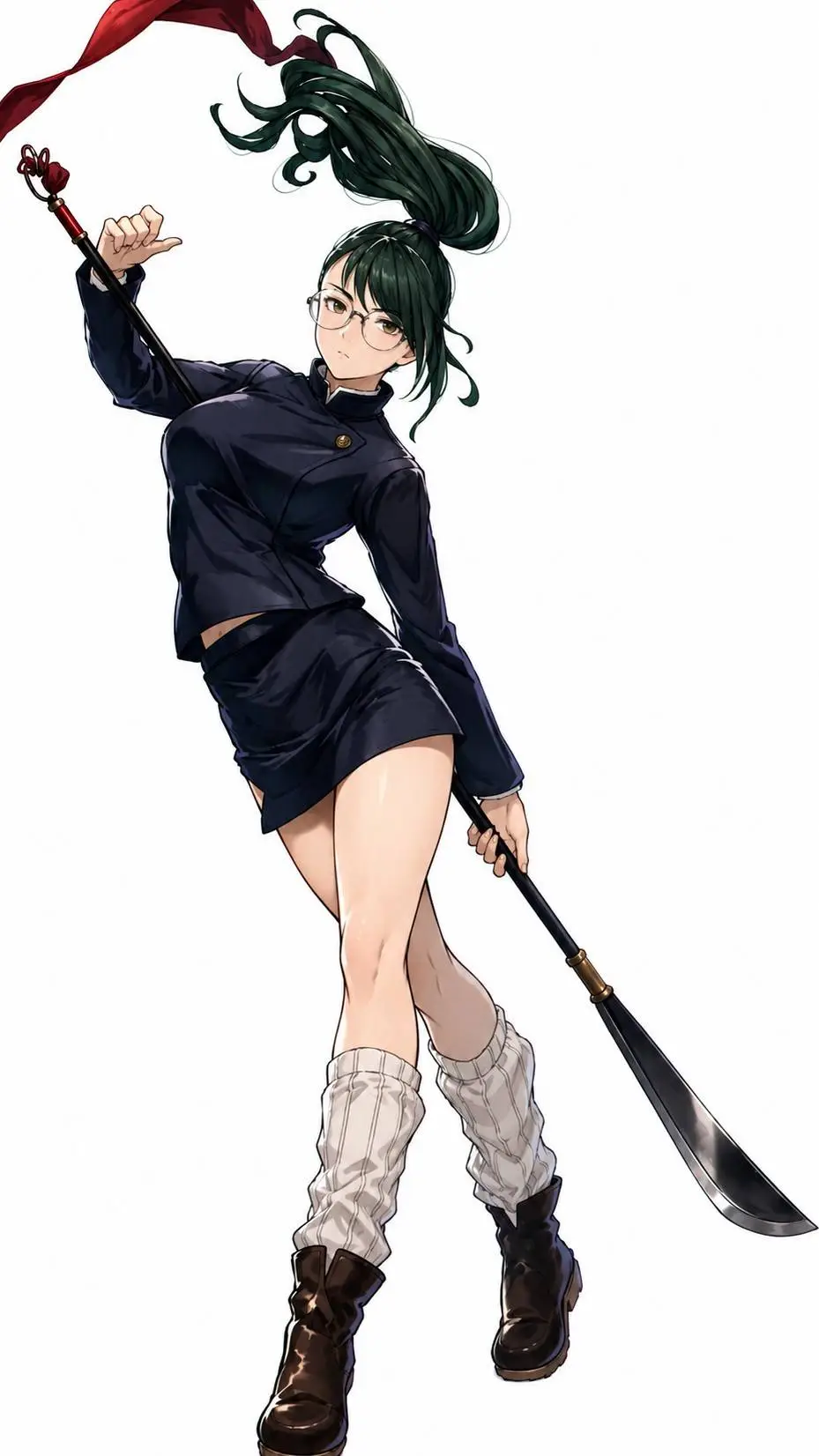 ai character: Maki zenin background