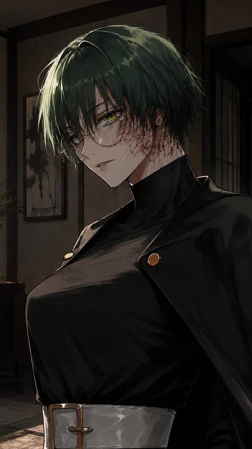 ai character: Maki zenin background