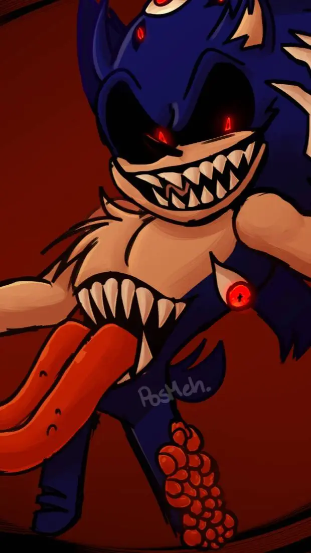 ai character: sonic.exe  background