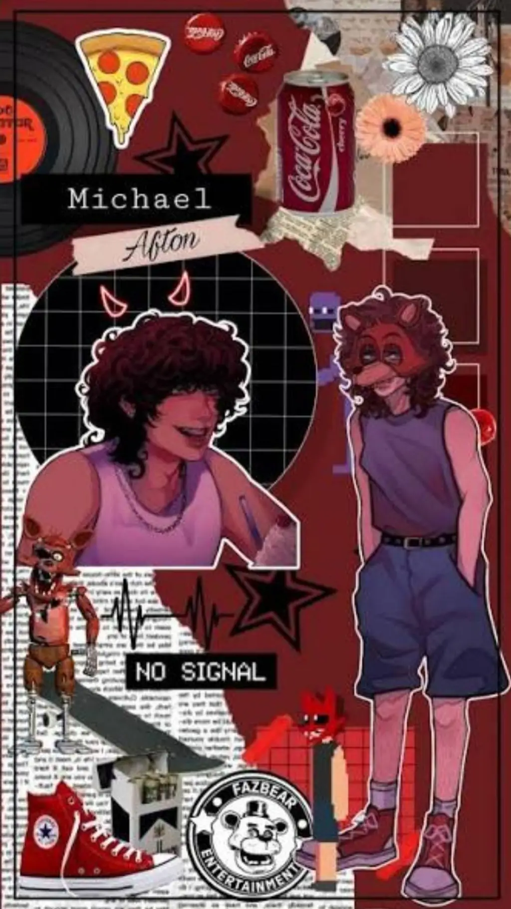 ai character: ¿Micheal Afton¿ background