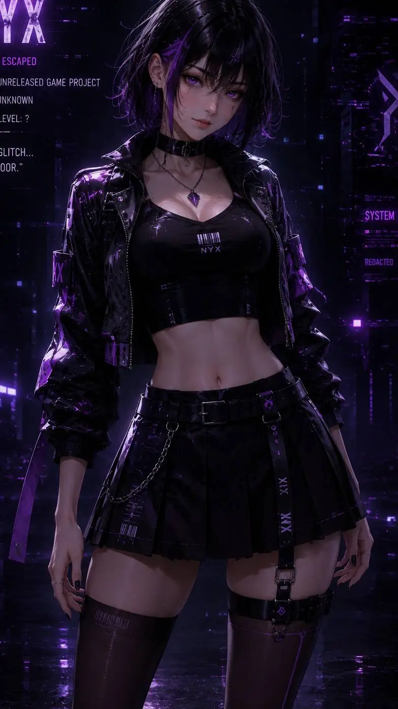ai character: NYX background