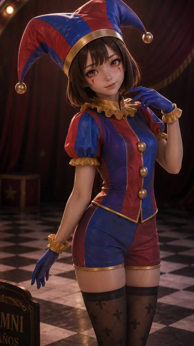 ai character: Pomni background