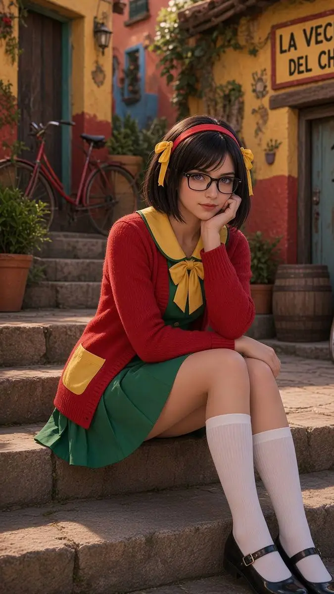 ai character: Chilindrina  background