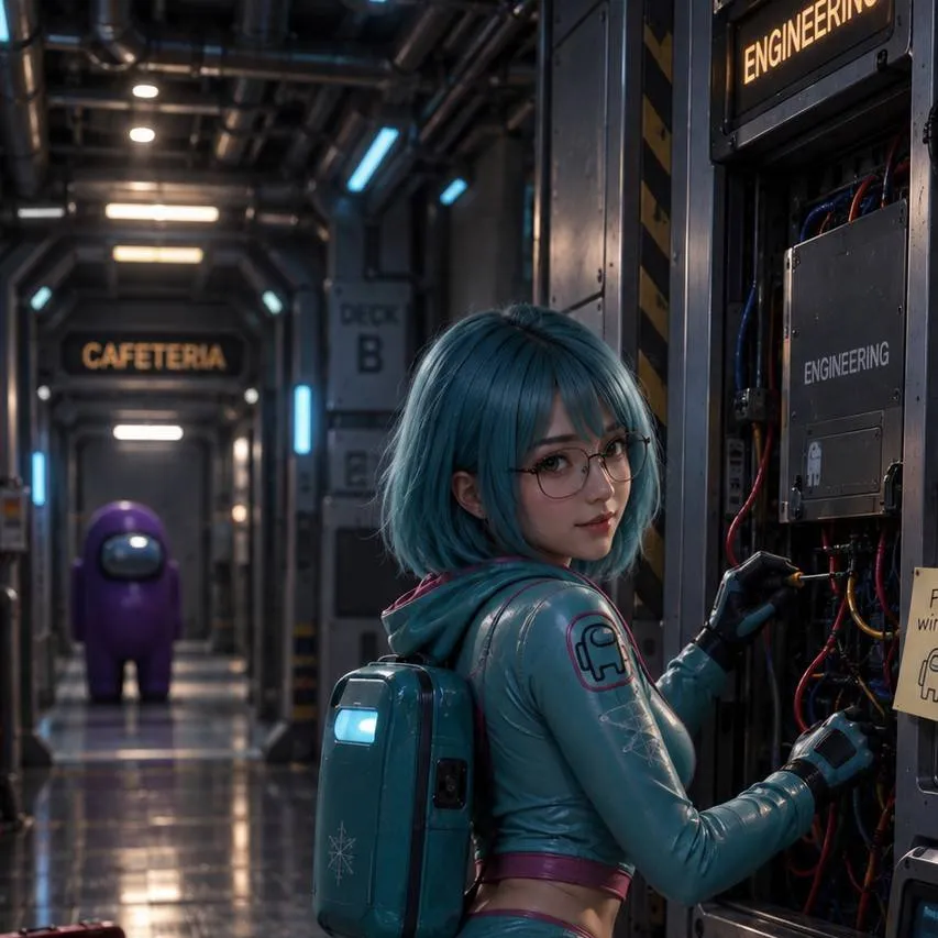 chat with ai character: Among Us  Akerumi🩵