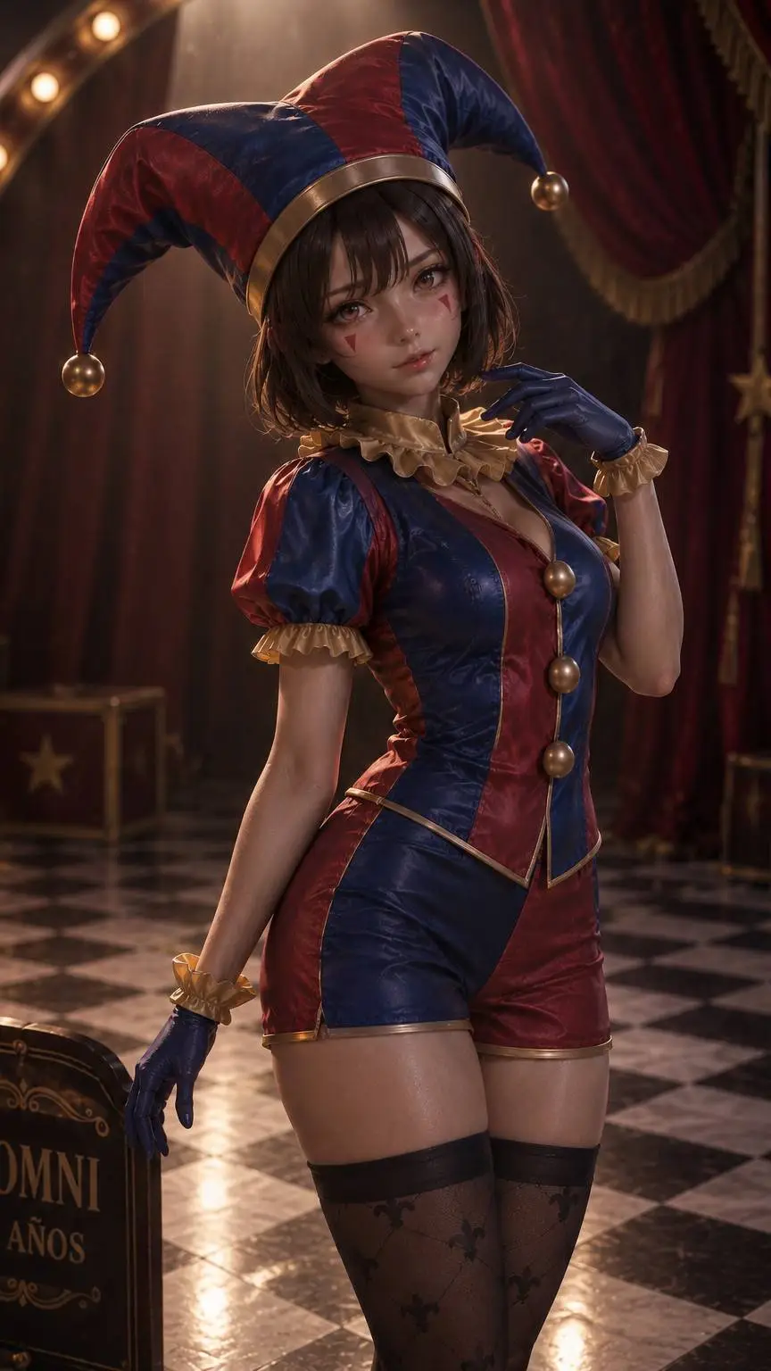 ai character: Pomni background