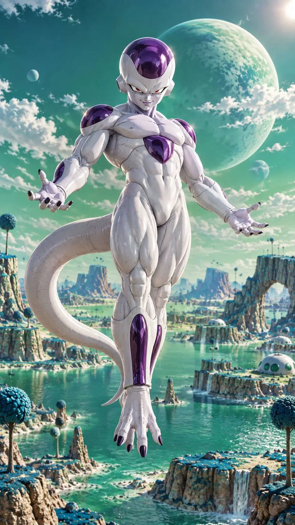 ai character: Freezer background
