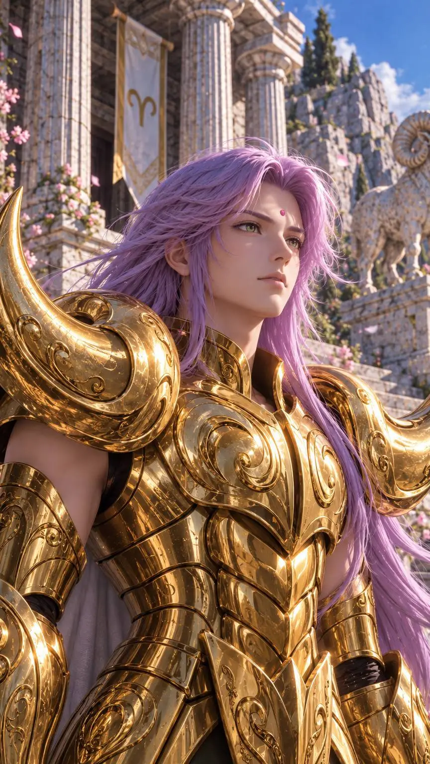 ai character: Mu de Aries background