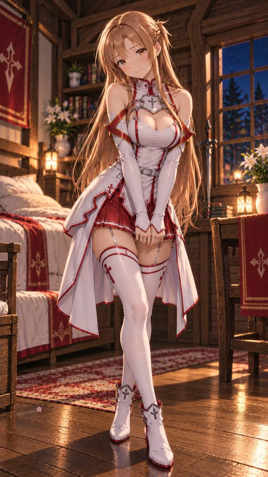 ai character: Asuna Yuuki background