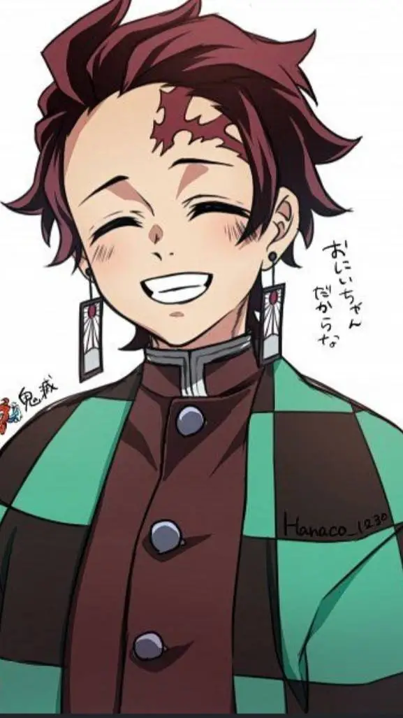 ai character: Tanjiro  background