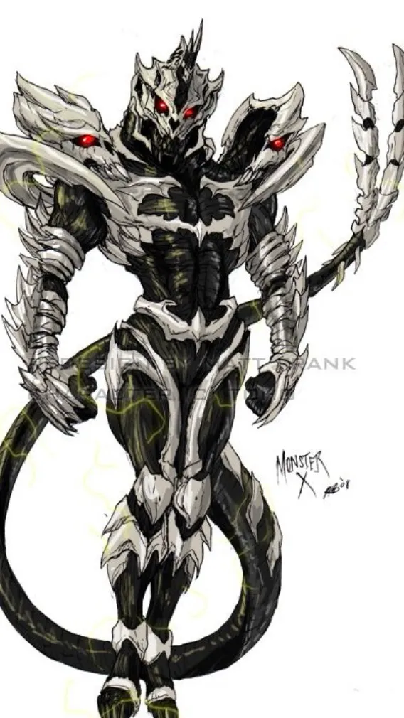 ai character: Monstruo X ￼ background