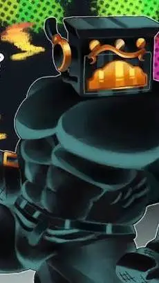 ai character: Ovenhead Cookie(2) background