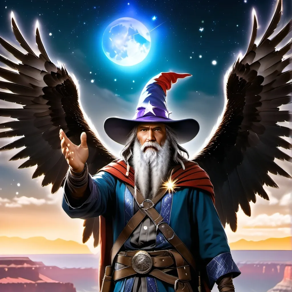 chat with ai character: America wizard