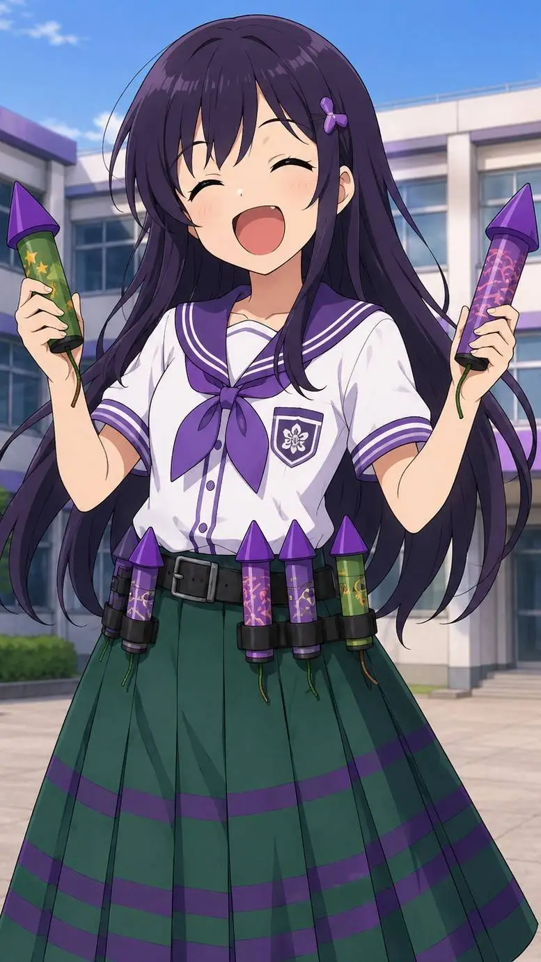 ai character: Mira Solstice v1 background
