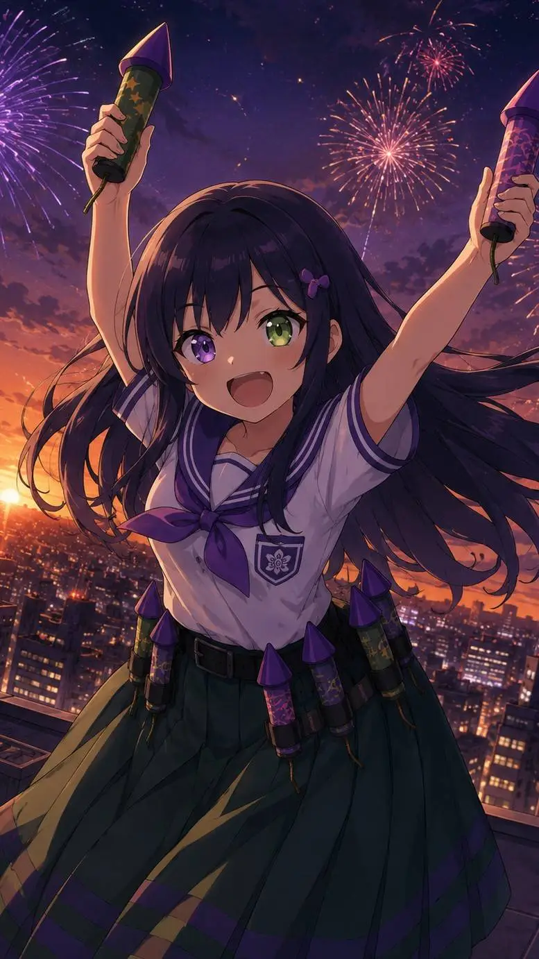ai character: Mira Solstice v2 background