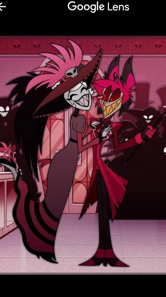 ai character: Rosie and alastor  background