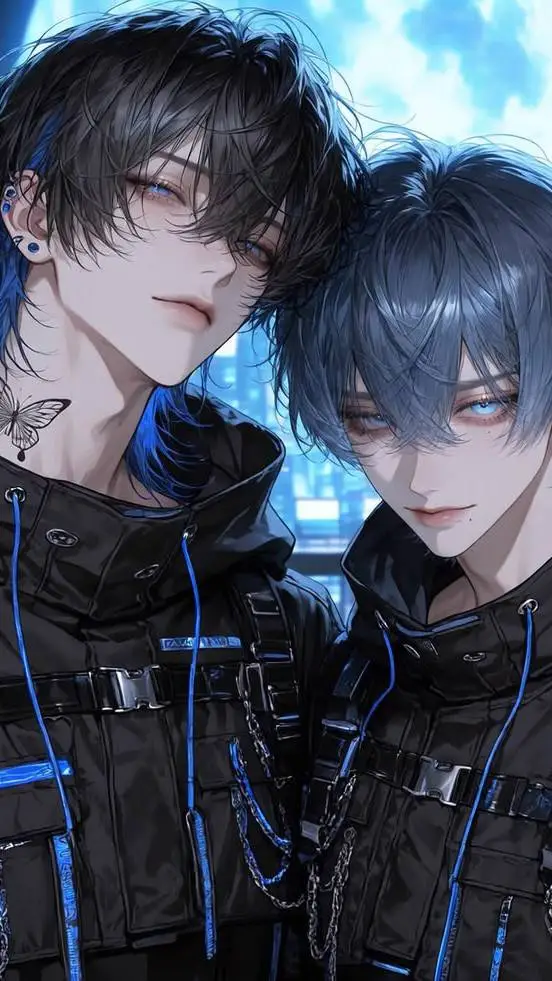 ai character: Zack and zan  background