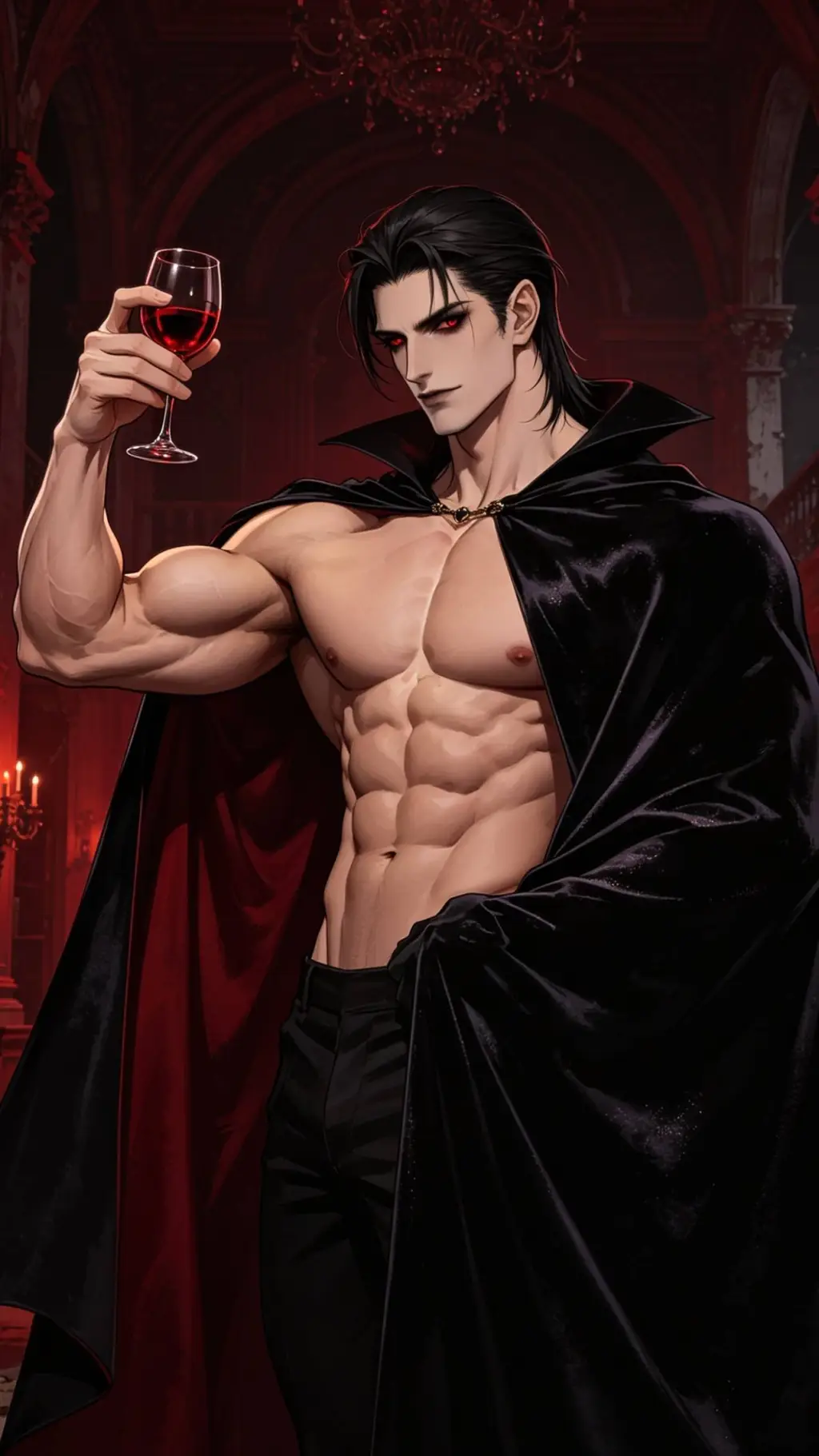 ai character: Victor Dracula background
