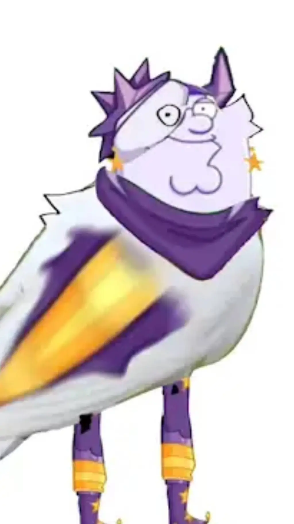 ai character: WOJAK at e-boy's 🏠 background