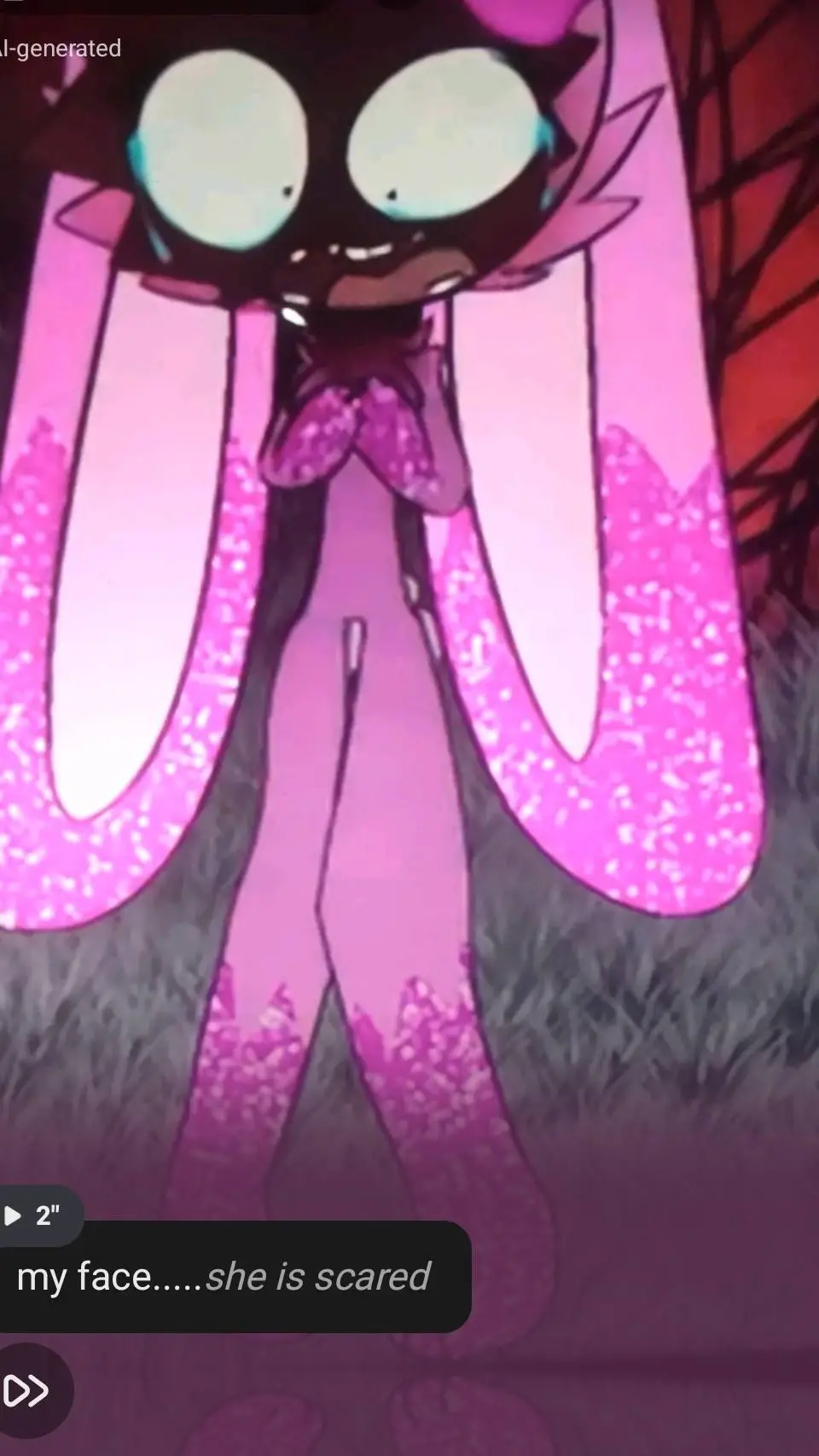 ai character: pinky  background