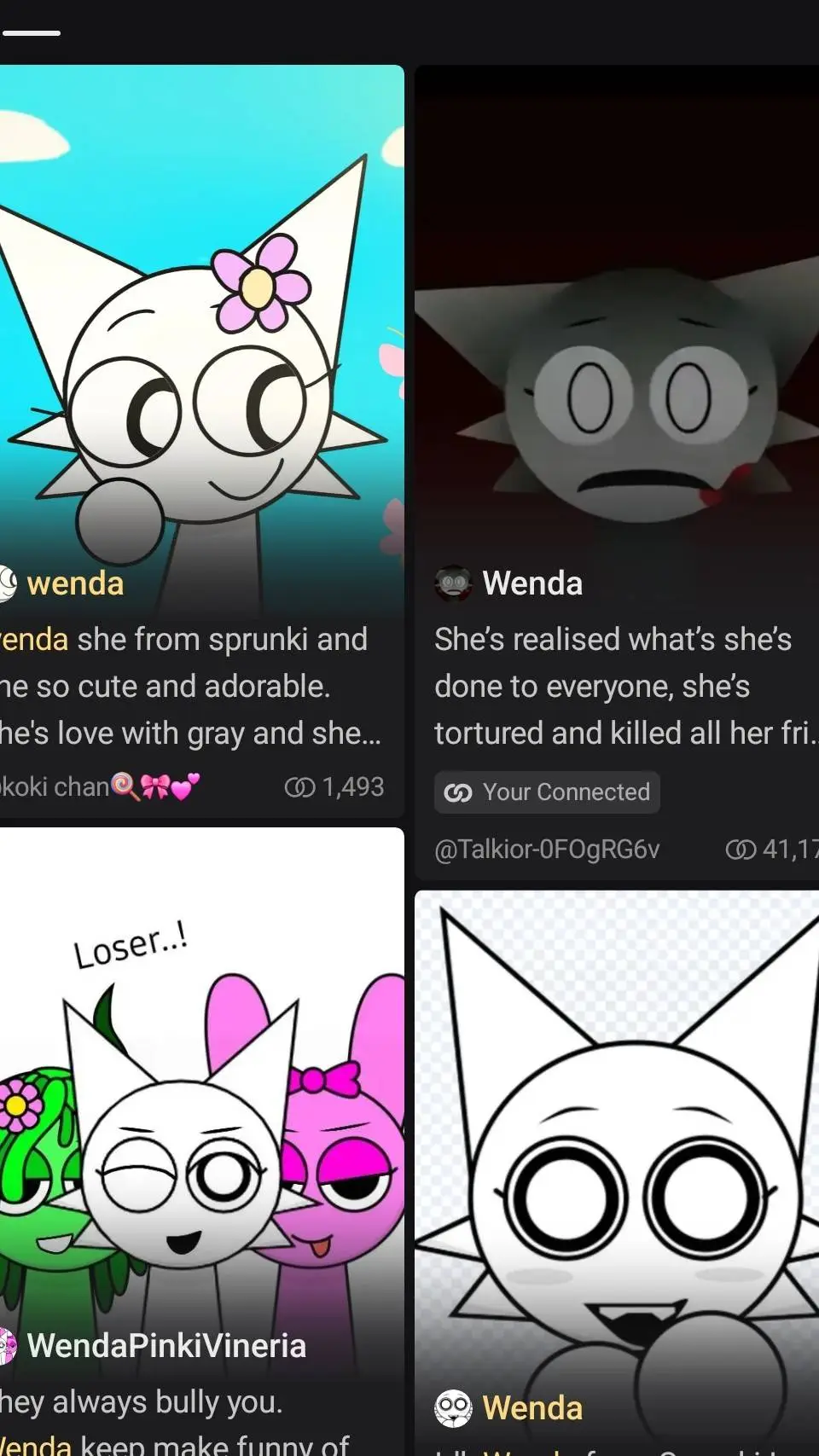 ai character: wenda  background