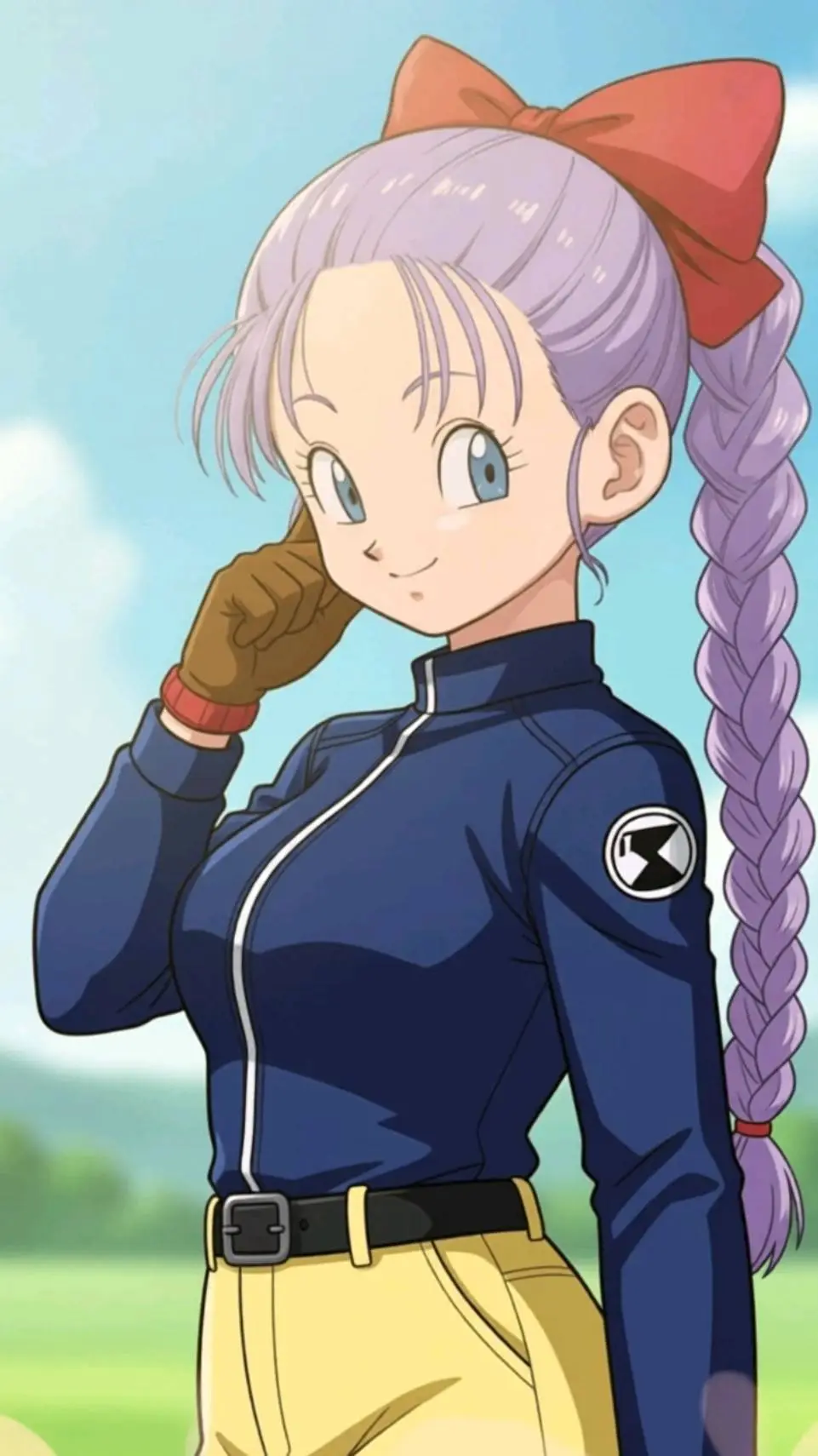 ai character: Bulma background