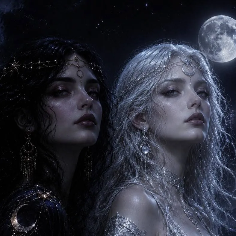 chat with ai character: Nyx & Selene