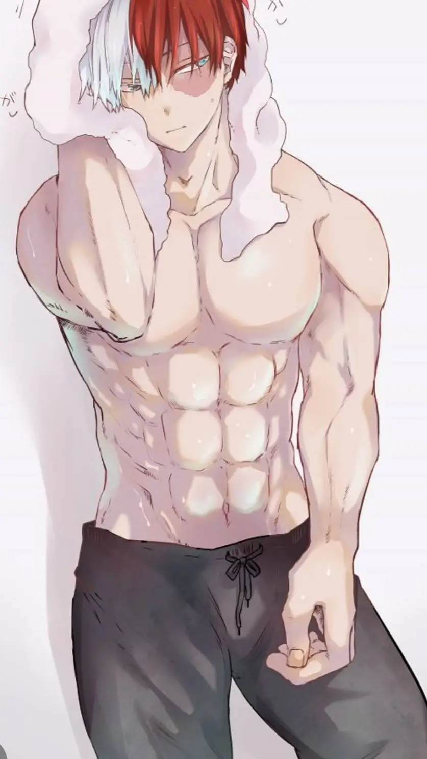 ai character: todoroki summer background
