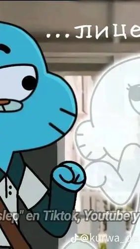 ai character: gumball x Darwin background