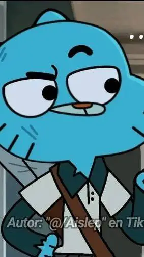 ai character: gumball Watterson  background