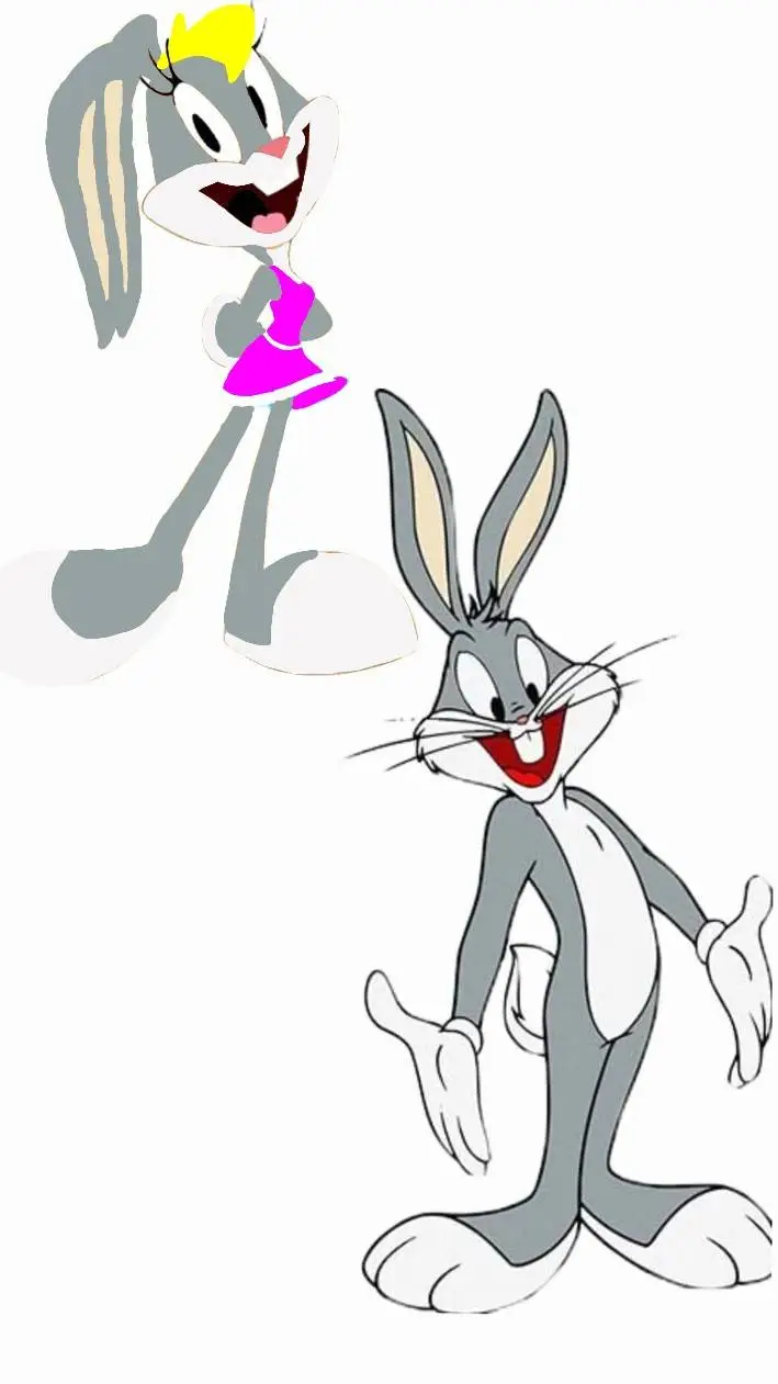 ai character: box bunny  background