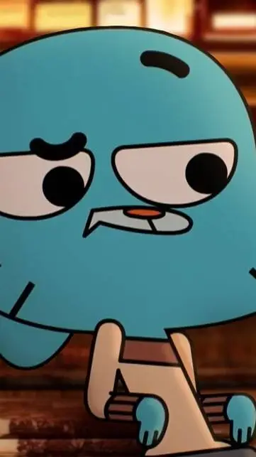 ai character: Gumball  background