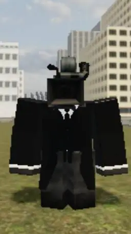 ai character: Large Cameraman background