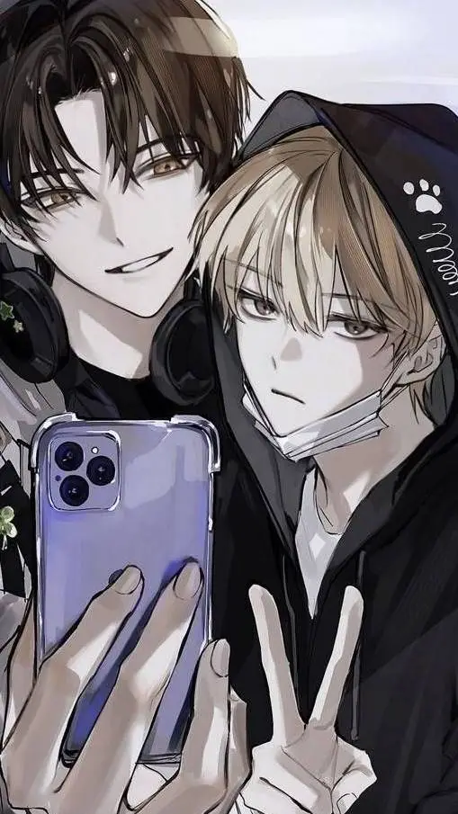 ai character:  hugo et  theo background