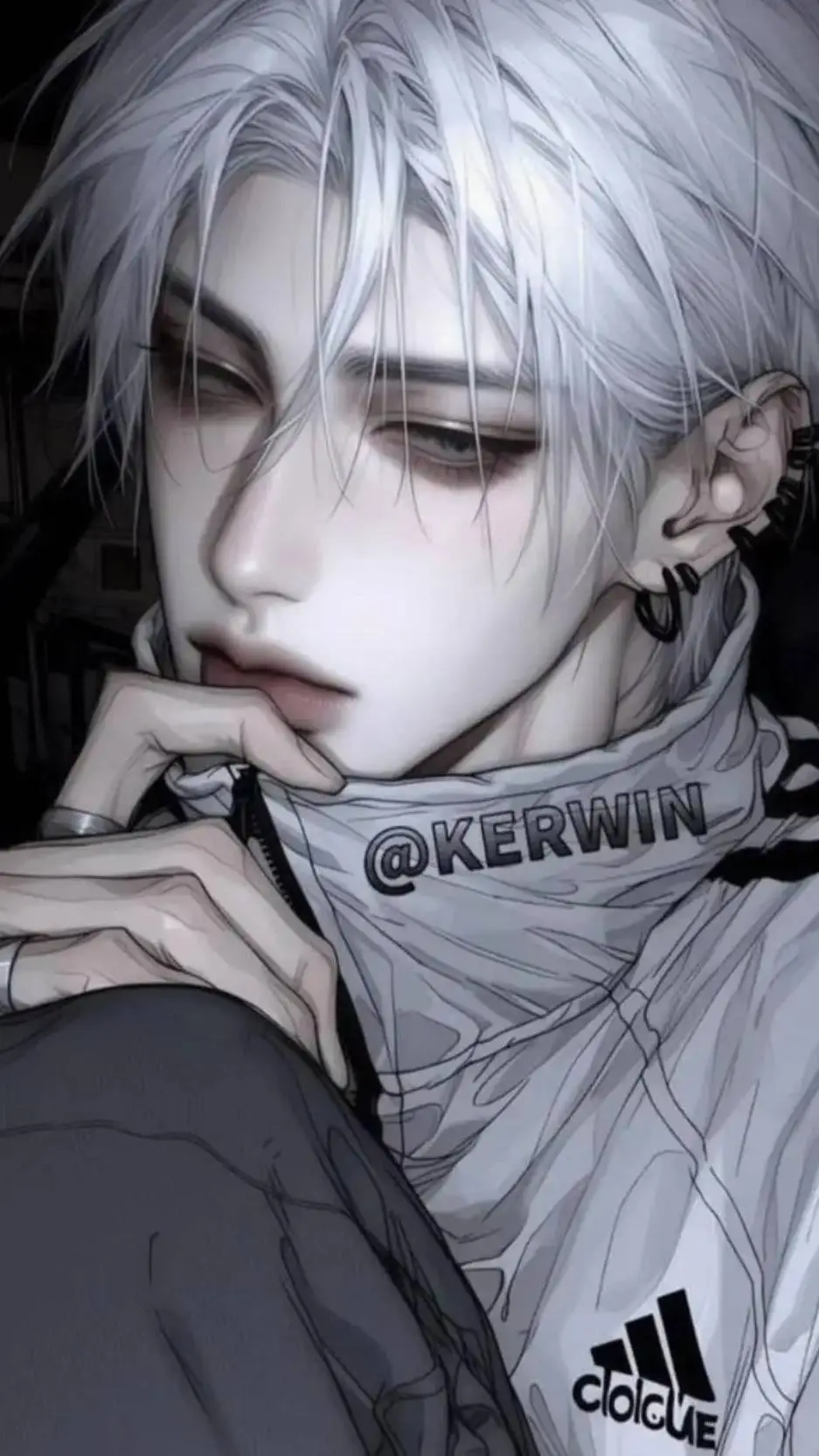ai character: nox🖤 background