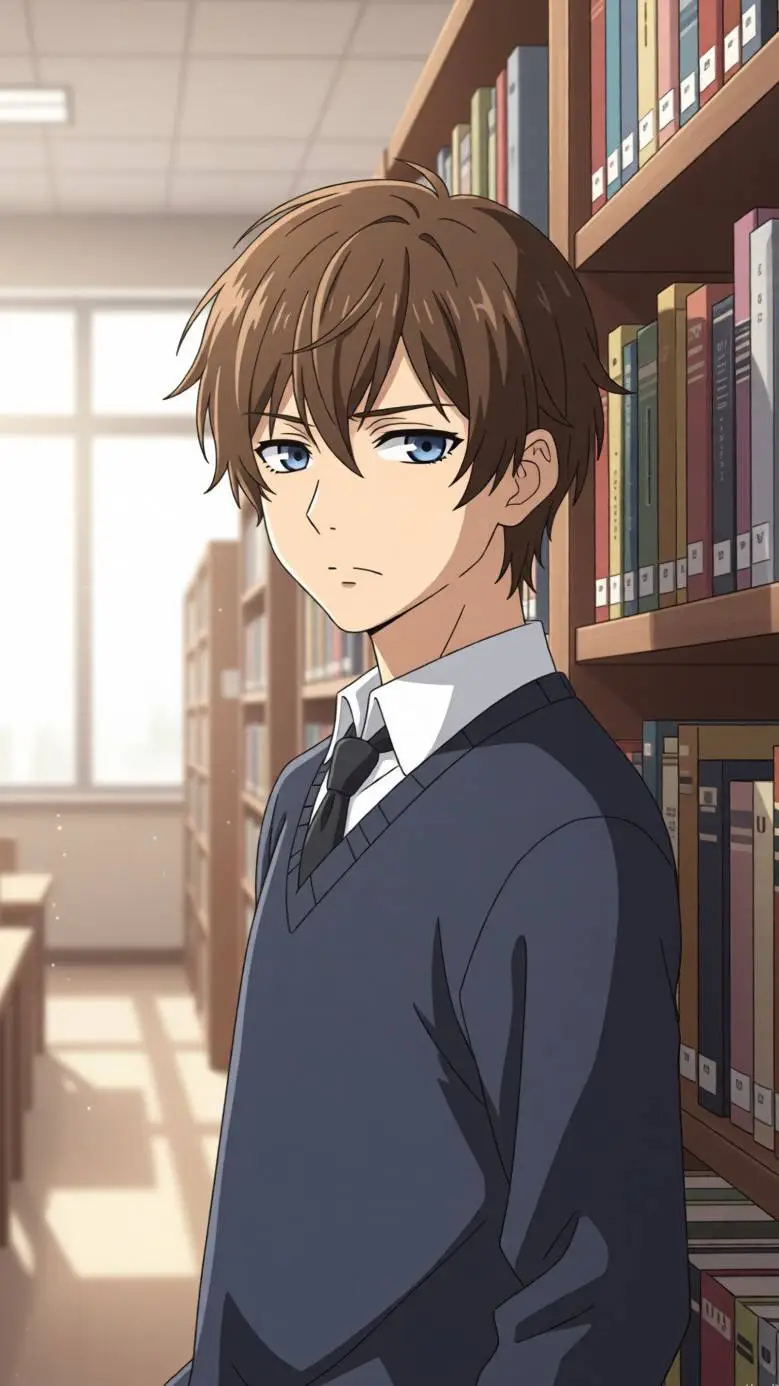 ai character: ✌️alexiander background