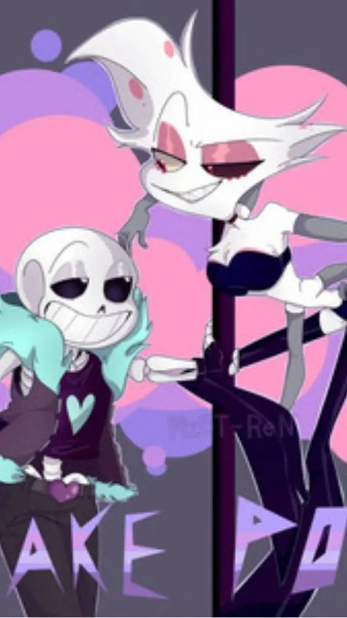 ai character: UT AU's X HH background