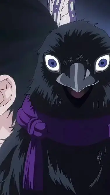 ai character: kny crow background