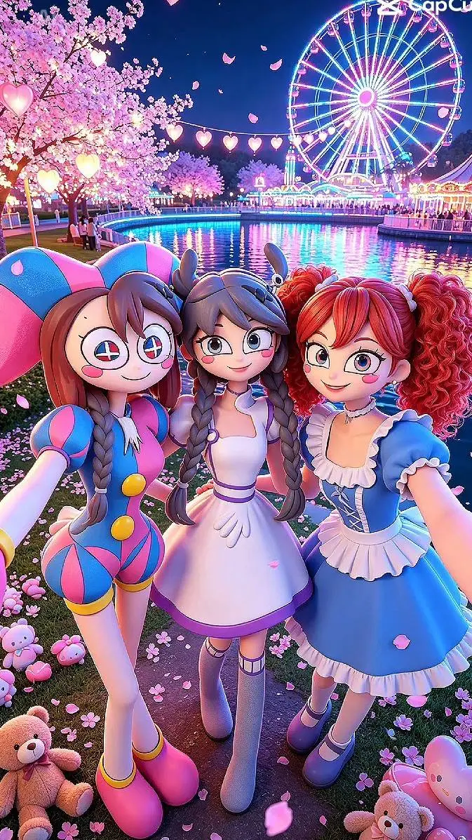 ai character: Rose background