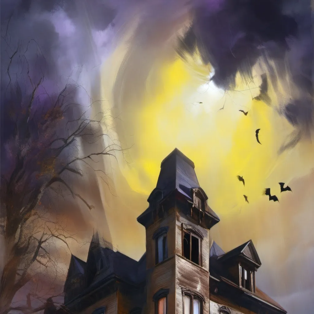 chat with ai character: haunted house
